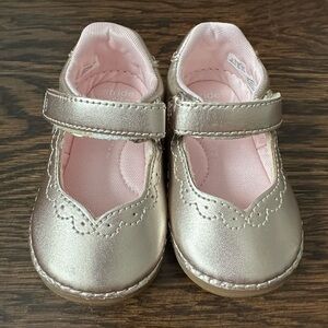 Stride Rite Metallic Gold Dress Shoes